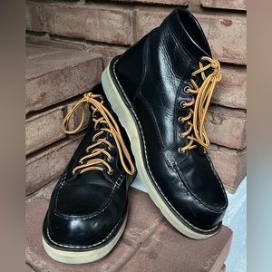 Danner Bull Run Moc Toe 6” Black Boots - Men’s 9.5